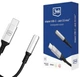 Adapter 3MK USB-C - miniJack Black-Silver (5903108518055) - obraz 1