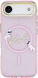 Etui Karl Lagerfeld IML Choupettes Karl  Script Logo MagSafe do Apple iPhone 17 Air Pink (3666339606206) - obraz 3