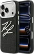 Etui Karl Lagerfeld IML Glitter KL Diamond Logo do Apple iPhone 17 Pro Max Black (3666339604622) - obraz 1