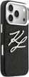 Etui Karl Lagerfeld IML Glitter KL Diamond Logo do Apple iPhone 17 Pro Max Black (3666339604622) - obraz 4