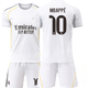Футбольная форма детская Mbappé (Мбаппе) 10 Real Madrid (Реал Мадрид) сезон 2026 18 размер рост 110-120 см белая - изображение 1