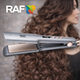 Випрямляч волосся стайлер RAF R.4484 плойка для завивки чорний пластик - зображення 1