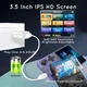 Портативная ретро игровая консоль R36S 3.5" IPS, 3500mAh, 10000+ игр, поддержка NES/SNES/PS1/GBA, портативная приставка (фиолетова - изображение 4