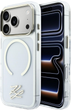 Etui Karl Lagerfeld IML KL Script Logo MagSafe do Apple iPhone 17 Pro Transparent (3666339601577) - obraz 1