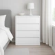 Комод LofTerno Head 4 Light 800×1030×420 Белый диамант (LT03010000000) - изображение 1
