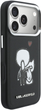 Etui Karl Lagerfeld Karl & Choupette Back Logo MagSafe do Apple iPhone 17 Pro Black (3666339605735) - obraz 4