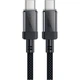 Кабель USB 2.0 Type-C M-M, 1.2м 60W stainless steel Black, C12-03 Acefast - изображение 1
