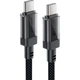 Кабель USB 2.0 Type-C M-M, 1.2м 60W stainless steel Black, C12-03 Acefast - изображение 2