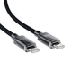 Кабель USB 2.0 Type-C M-M, 1.2м 60W stainless steel Black, C12-03 Acefast - изображение 3