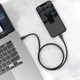 Кабель Baseus High Density Braided Fast Charging Data Cable Type-C to Lightning PD 20W 1м (CATLGD-01) Black - зображення 3