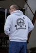 Чоловіче демісезонне худі Chrome Hearts з принтом M біле (CHRH008) - зображення 7