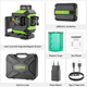 Лазерный уровень нивелир Huepar 703CG 3D Premium 6600мАh Зеленый луч HDSYR_8099 - изображение 5
