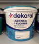 Фарба DEKORAL LAZENKA&KUCHNIA, сніжно-біла, 3 л - изображение 2