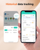 Пульсоксиметр акумуляторний на палець HealthTree JKS50F Bluetooth — Портативний оксиметр з OLED-дисплеєм та пам'яттю (НТ-JKS50F) - зображення 7