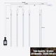 Уличная гирлянда LED Метеоритный дождь 192 LED 8 трубок 30 см Blue - изображение 7