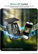 Камера-фотоловушка Solar Trail Camera Wi-Fi 6, 48 МП, 1296P, ночное видение, солнечная панель, аккумулятор 5200 мАч, IP66 - изображение 5