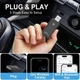 Беспроводной адаптер CarPlay и Android Auto 2 в 1 USB Type-C, Bluetooth, Wi-Fi 2.4G, Plug & Play, черный - изображение 3