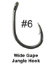 Крючек карповый JungleHook #6 wide gape - изображение 1