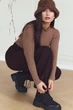 Жіночі вельветові штани вільного крою Seventeen L-XL Шоколадний (2000000211015) - зображення 3