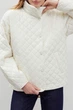 Стеганая женская куртка Finn Flare FBD11009-711 белая XL - изображение 3