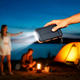 Туристичний зовнішній акумулятор Power Bank HOCO J164 Platinum Solar 8000mAh 10W - павербанк із сонячною панеллю та LED ліхтариком - зображення 9