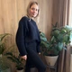 Лосины женские 3XL-6XL 120-150 см черные Ananasko LT1 - изображение 3