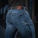 Джинси демісезонні M-Tac Aggressor Dark Denim, Navy Blue, W34/L32 - зображення 6