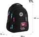 Рюкзак GoPack з ортопедичною спинкою Education Anime girl 40x30x15 см Чорний (GO26-175M-2) - зображення 3
