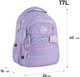 Рюкзак GoPack с ортопедической спинкой Education Girl Rule 40x30x15 см Фиолетовый (GO26-175M-3) - изображение 4