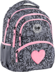 Рюкзак GoPack с ортопедической спинкой Education Fluffy Heart 40x30x15 см Серый (GO26-175M-4) - изображение 1