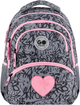 Рюкзак GoPack с ортопедической спинкой Education Fluffy Heart 40x30x15 см Серый (GO26-175M-4) - изображение 4