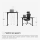 Стіл Mealux PowerDesk Glass Black з електрорегулюванням висоти (арт. EVO-201 Glass/Black) - изображение 5