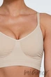 Бюстгальтер-топ безшовний без кісточок GIULIA Bra Shapewear L/XL Світло-бежевий - зображення 3