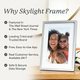 Цифрова фоторамка Skylight: 15-дюймовий Wi-Fi з можливістю завантаження з телефону, сенсорний екран цифрової фоторамки - зображення 5