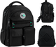 Рюкзак GoPack Education Стильний 39.5x28x15 см Чорний (GO26-183M-3) - зображення 2