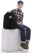 Рюкзак GoPack Education Стильний 39.5x28x15 см Чорний (GO26-183M-3) - зображення 19
