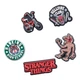 Przypinki do butów Crocs Netflix Stranger Things 5 Pack 10017265 5 szt Wielokolorowe - obraz 1