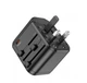 Універсальний зарядний пристрій Hoco AC15 Walker Three-Port PD20W(1C2A) Universal Conversion Charger Black - изображение 3