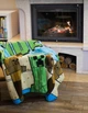 Дитячий флісовий плед Minecraft Майнкрафт Режим виживання, розмір 100х140 см, принт 690 - зображення 2