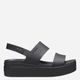 Sandały damskie na platformie Crocs Brooklyn Low Wedge W 206453-060 36.5 Czarne - obraz 1