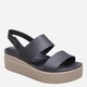 Sandały damskie na platformie Crocs Brooklyn Low Wedge W 206453-07H 41 Czarne - obraz 2