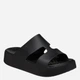 Klapki basenowe damskie Crocs Getaway Platform H - Strap 209409-001 39-40 Czarne - obraz 2