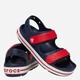 Дитячі сандалії для хлопчика Crocs Crocband Cruiser Sandal Kids 209423-4OT 33-34 Темно-сині (196265603657) - зображення 4