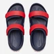 Дитячі сандалії для хлопчика Crocs Crocband Cruiser Sandal Kids 209423-4OT 33-34 Темно-сині (196265603657) - зображення 5