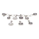 Przypinki do butów Crocs Silver Adjustable Charm Chain 10014312 Wielokolorowe - obraz 2