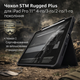 Чехол STM Rugged Plus для iPad 4 поколения 9.7 дюйма - ударопрочный защитный кейс, черный, Military Standard - изображение 1