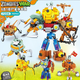 Детский конструктор Растения против Зомби 7234 Plants vs Zombies фигурки набор из 6 коробок Store - изображение 1