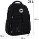Рюкзак GoPack підлітковий Education Teens 46x32x19 см Чорний (GO26-184L-3) - зображення 3