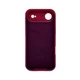 Захисний чохол-накладка Silicone Full Case AA Camera Protect для Apple iPhone 17 Air Maroon (FullAAi17A-35) - зображення 2