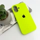 Защитный чехол-накладка Silicone Full Case AA Open Cam для Apple iPhone 17 Shiny Green (FullOpeAAi17-24) - изображение 4